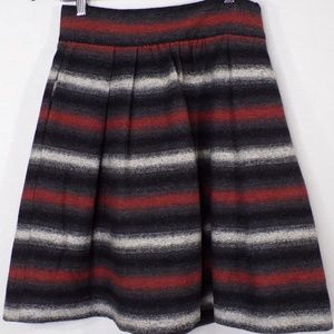 **Adam by Adam Lippes Wool Blend Striped Skirt Sz 6